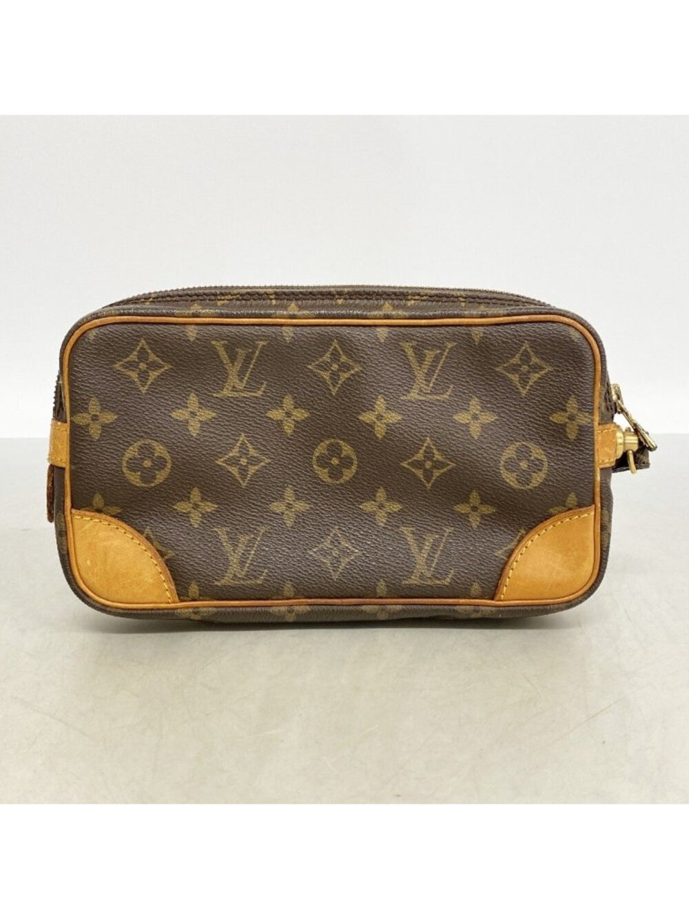 Louis Vuitton Clutch Monogram Marly Dragonne PM Brown - Picture 10 of 10